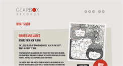 Desktop Screenshot of gearboxrecords.com