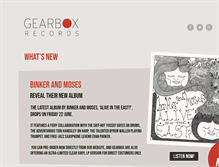 Tablet Screenshot of gearboxrecords.com